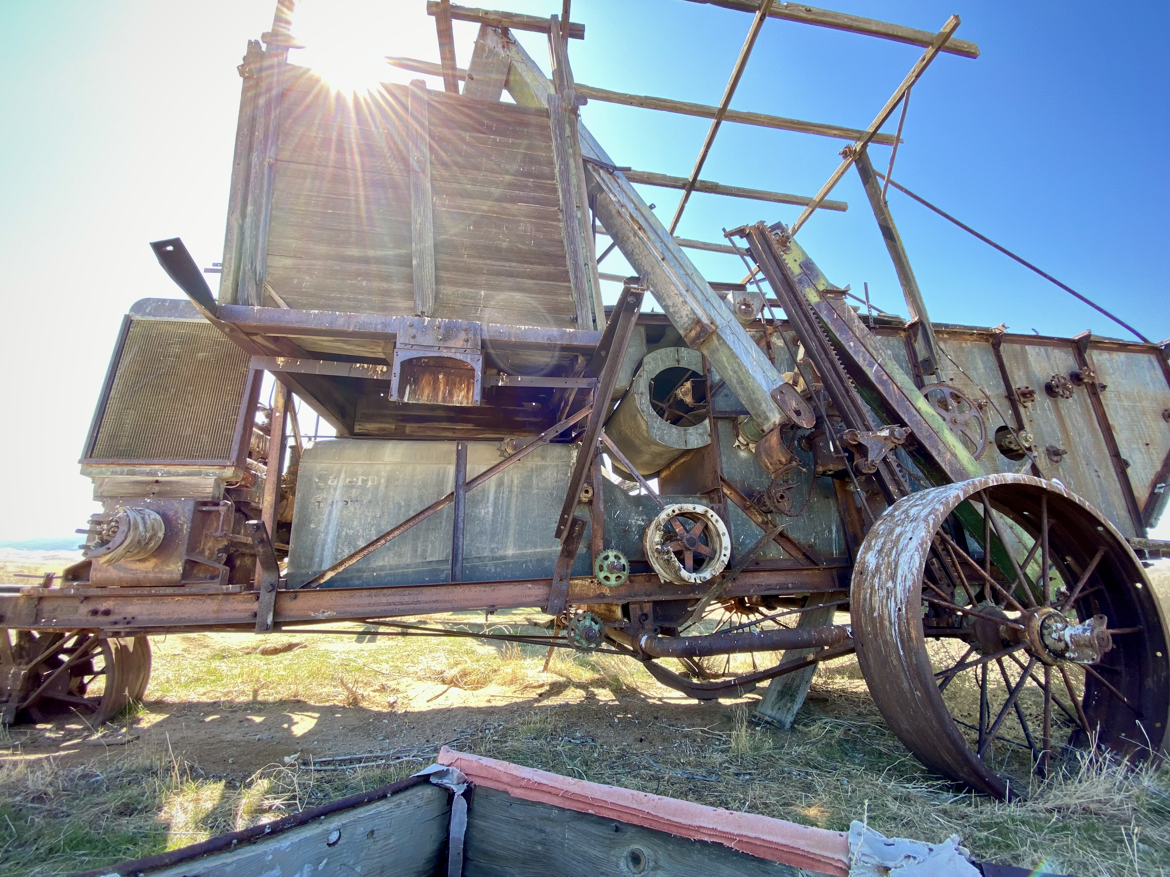 Old tractor in Carrizo Plains National Monument