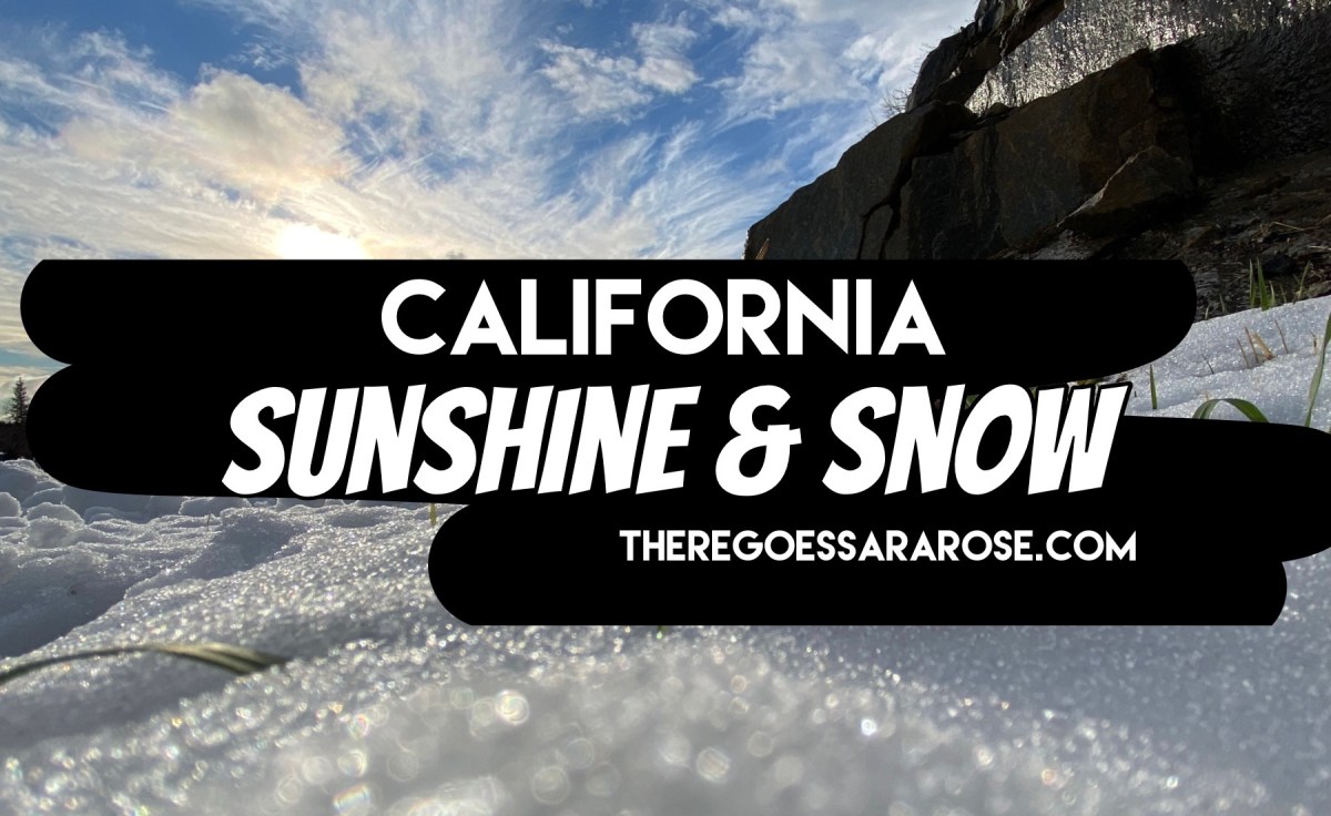 California Sunshine & Snow by ThereGoesSaraRose.com 2021