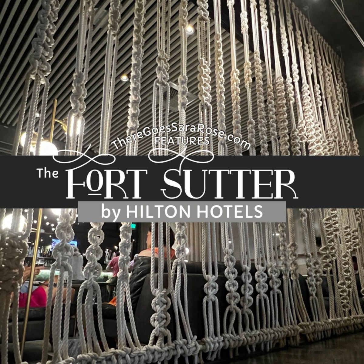 Artistic Oasis at Fort Sutter Hotel in Sacramento, CA || ThereGoesSaraRose.com