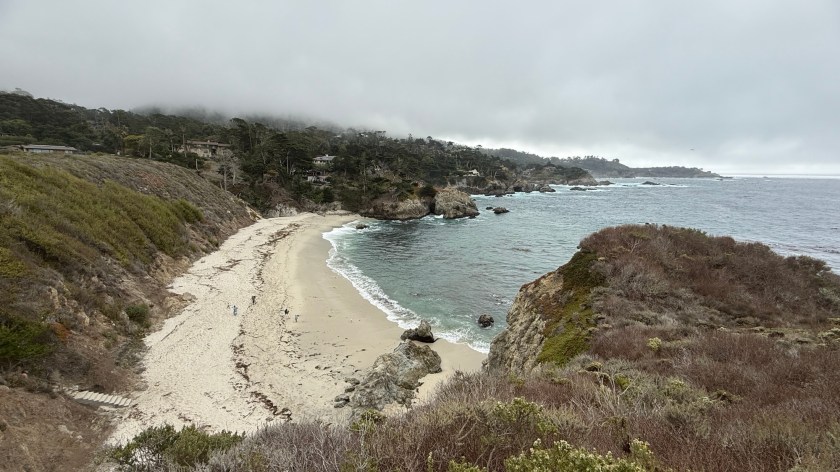 Bird Island trail beach, Point Lobos State Reserve.